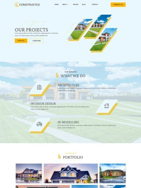 03_Project_Construxted Landing Page